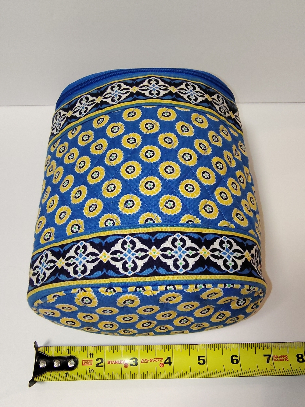Vera Bradley Cool Keeper Insulated Lunch Bag and Cosmetic Bag Set Riviera Blue - Picture 9 of 11
